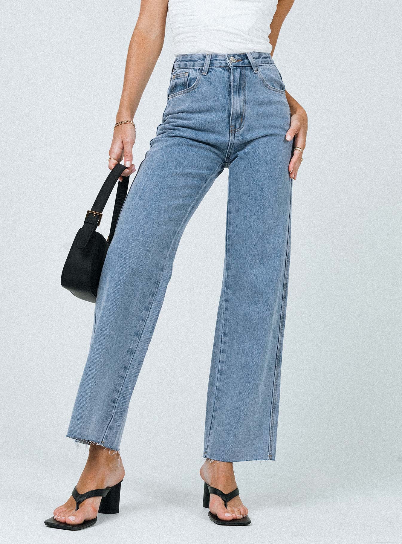 Arlington High Rise Straight Leg Jeans Denim - Image 2