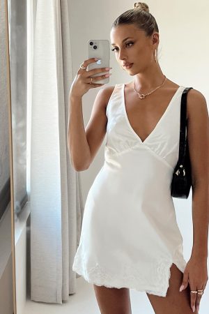 Athenia Mini Dress White