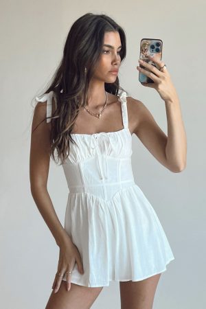 Lehanna Romper White