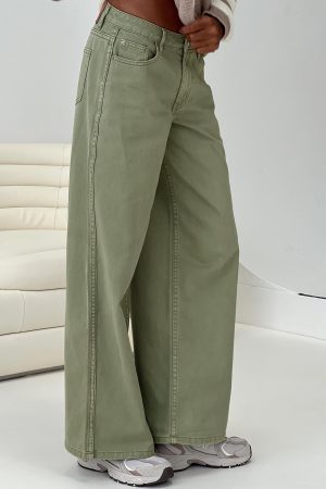 Ramos Low Rise Denim Jeans Sage