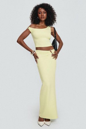 Whiley Maxi Skirt Cream