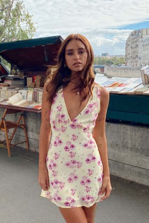 Nellie Mini Dress Yellow Floral