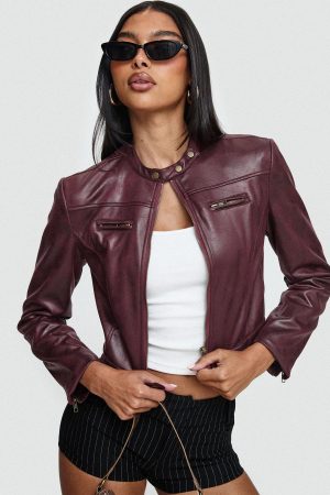 Anfield Jacket Burgundy