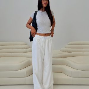 Beach House Pants White Tall