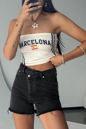 Xena Denim Shorts Black