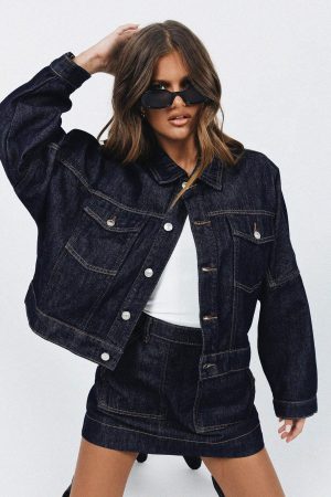 Hughes Jacket Dark Wash Denim