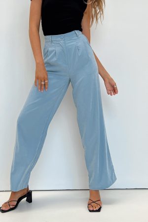 Archer Pants Dusty Blue