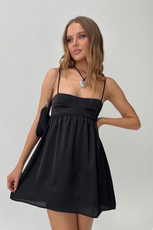 Ortega Mini Dress Black
