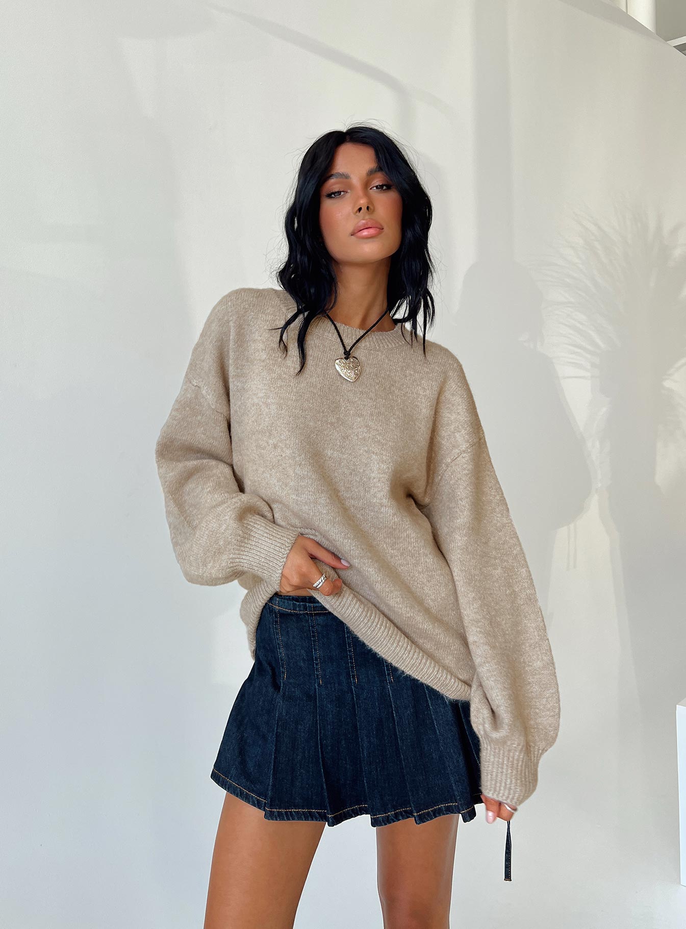 Ryanna Sweater Beige - Image 10