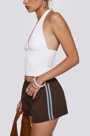 Borderline Track Short Brown / Blue