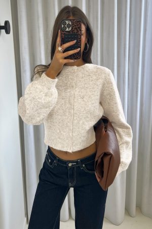 Dawsen Button Down Cardigan Cream