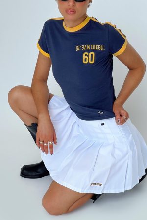 UCSD Tennis Skort White