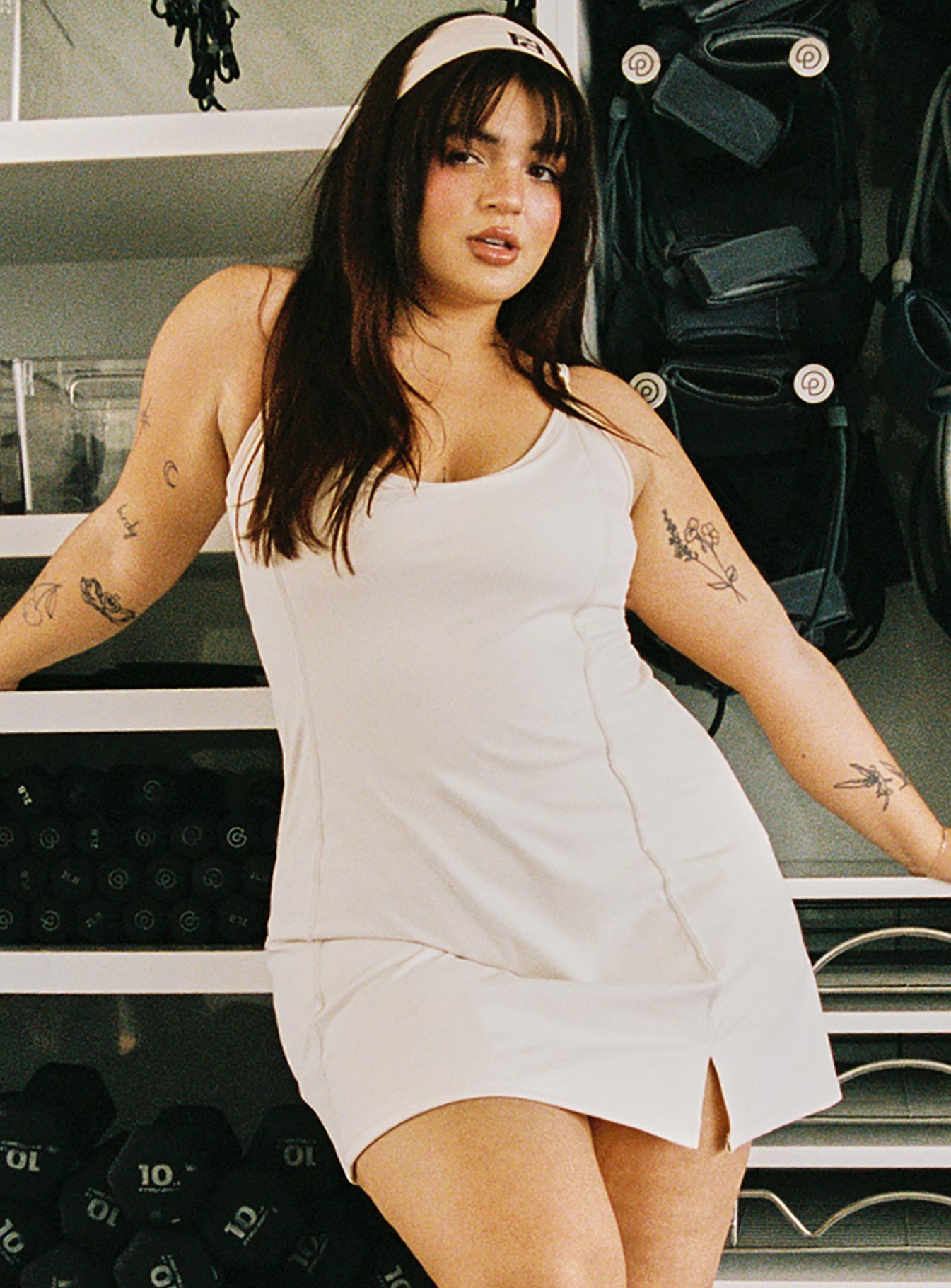 Ambition Activewear Romper Latte Curve - Image 6