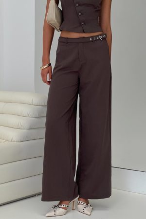 Miku Pants Brown Petite