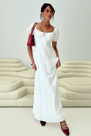 Summer Song Maxi Dress White