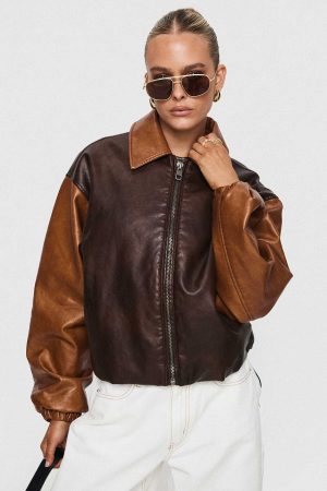 Nirvana Bomber Jacket Chocolate