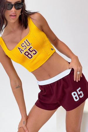 ASU Soffee Shorts Maroon