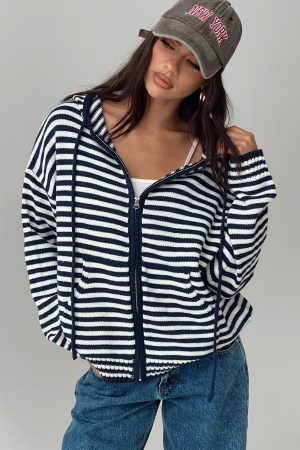 Brienna Zip Jacket Navy