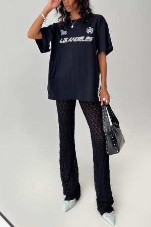 Call It What You Want Mesh Pants Black