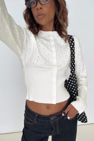 Head In The Clouds Cardigan Cream