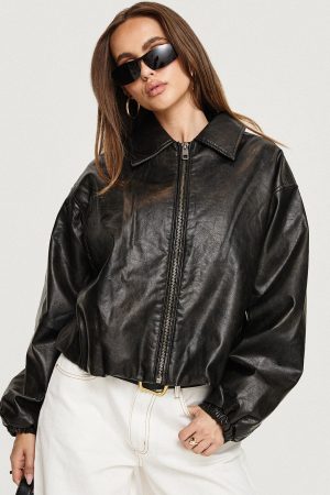Nirvana Bomber Jacket Onyx