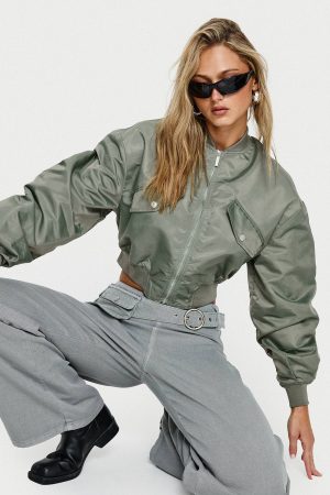 Thalya Bomber Jacket Green