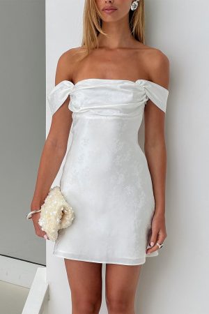 Zabbarra Mini Dress White Floral