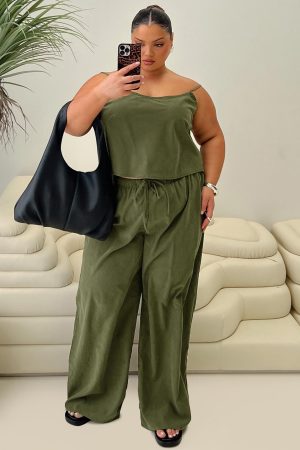Paigey Set Khaki Curve