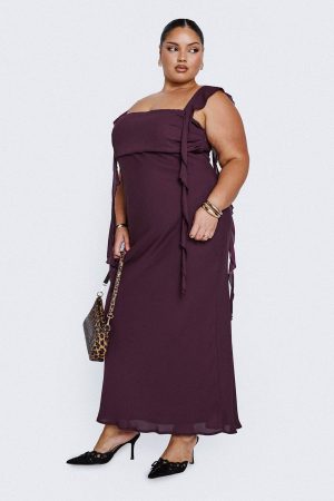 Lanai Maxi Dress Plum Curve