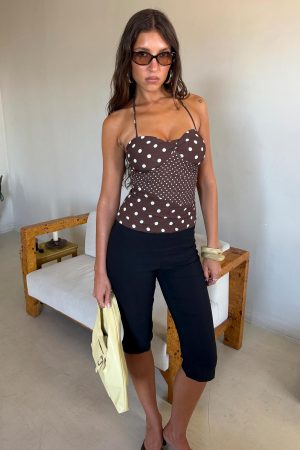 Samaira Capri Pant Black