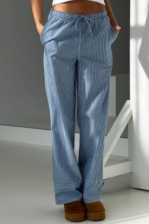 Veridian Pants Blue Stripe