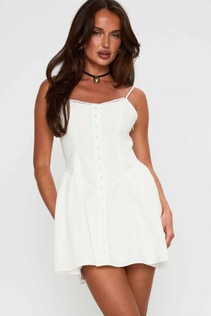 Toulouse Mini Dress White