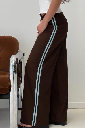 Wendi Tipping Suit Pant Brown / Blue