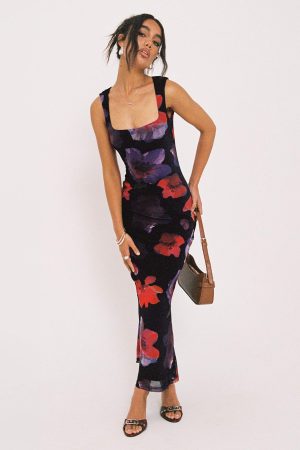 Eviana Maxi Dress Floral