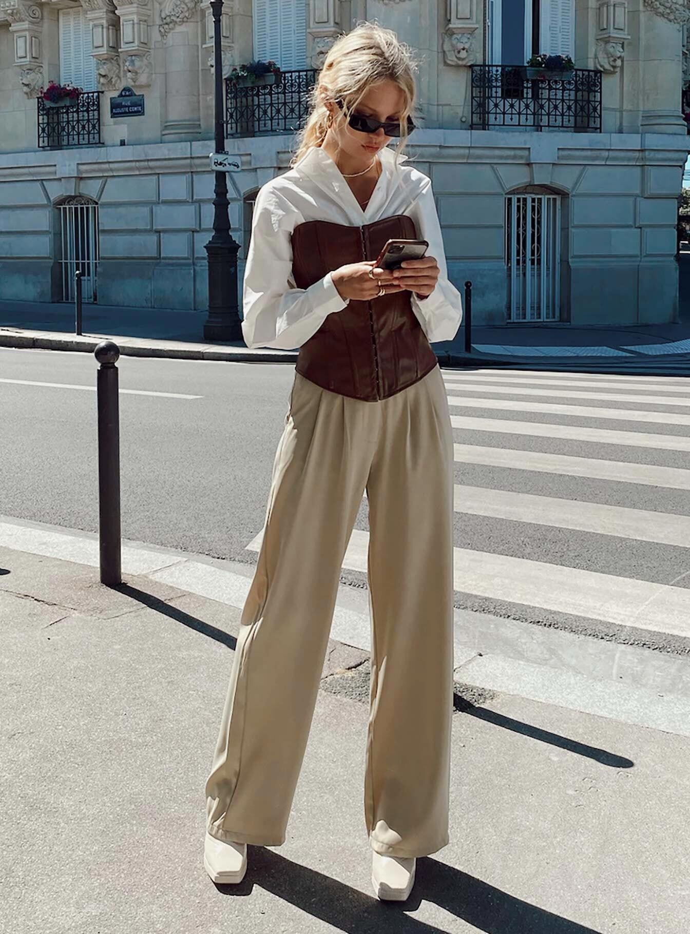 Archer Pants Taupe Tall - Image 10