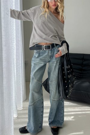 Atmosphere Mid Rise Straight Leg Jeans Antique Wash