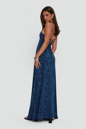 South Of France Maxi Dress Navy