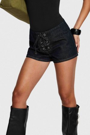 Thunderbird Micro Shorts Dark Indigo Wash