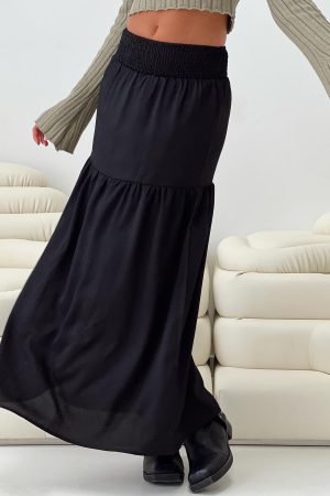 Dion Maxi Skirt Black