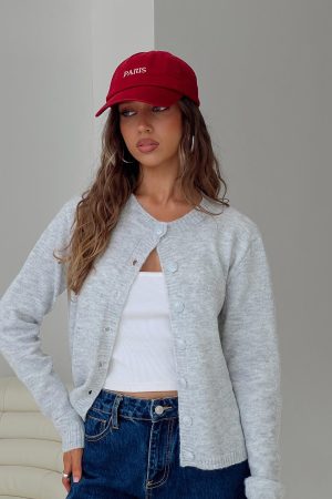 Denmark Cardigan Grey