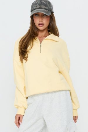 Rozanna 1/4 Zip Jumper Butter
