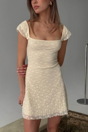 Lanchester Mini Dress Butter Yellow