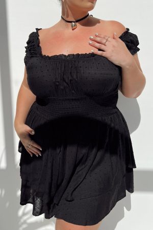The Love Galore Romper Black Curve