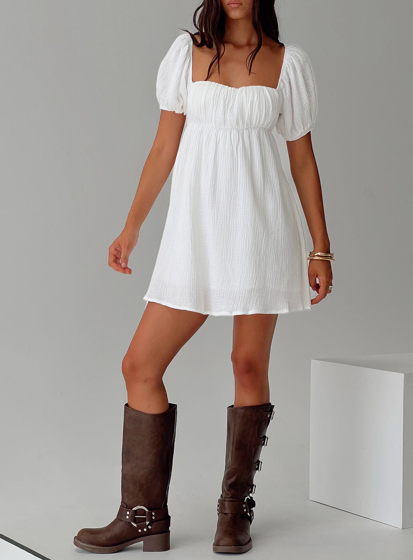 Let's Dance Mini Dress White - Image 7