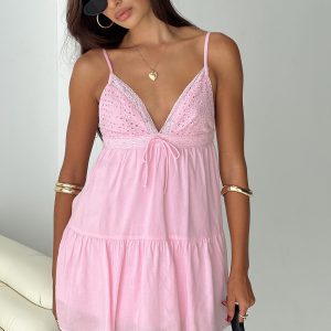 Nicoletta Mini Dress Light Pink Petite