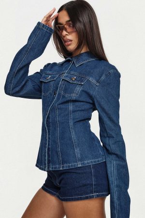 Rider Jacket Blue Denim
