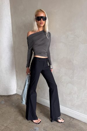 Kinkirk Flared Pants Black
