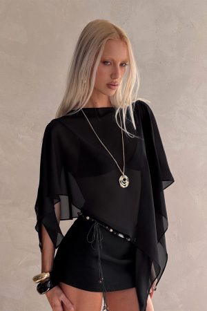 Rafaelita Beaded Skort Black