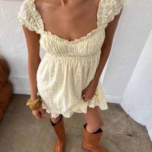 Carlita Mini Dress Yellow
