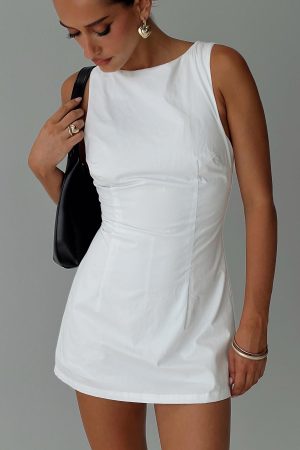 Yumiko Romper White Petite